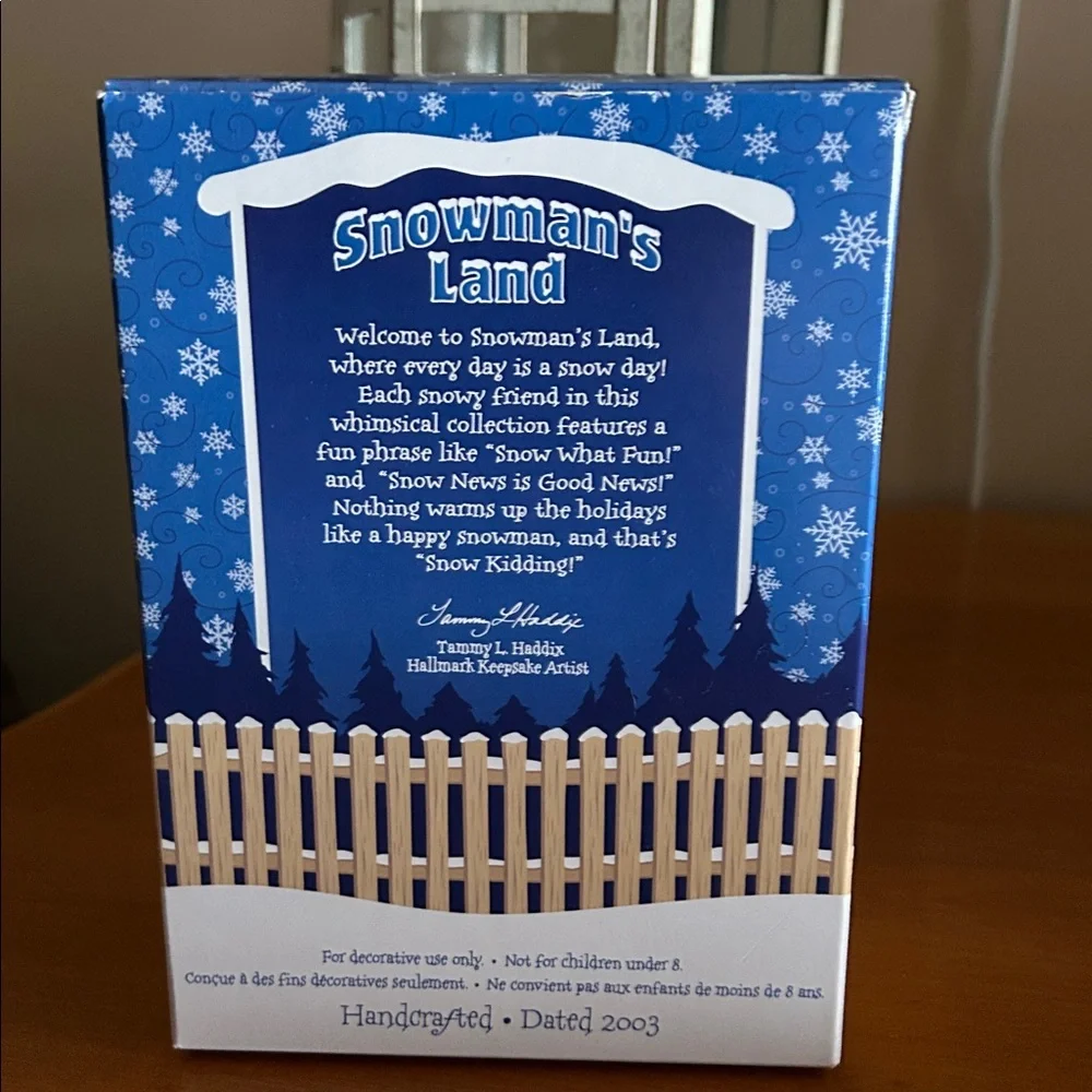 Hallmark Keepsake Snowman’s Land Ornament